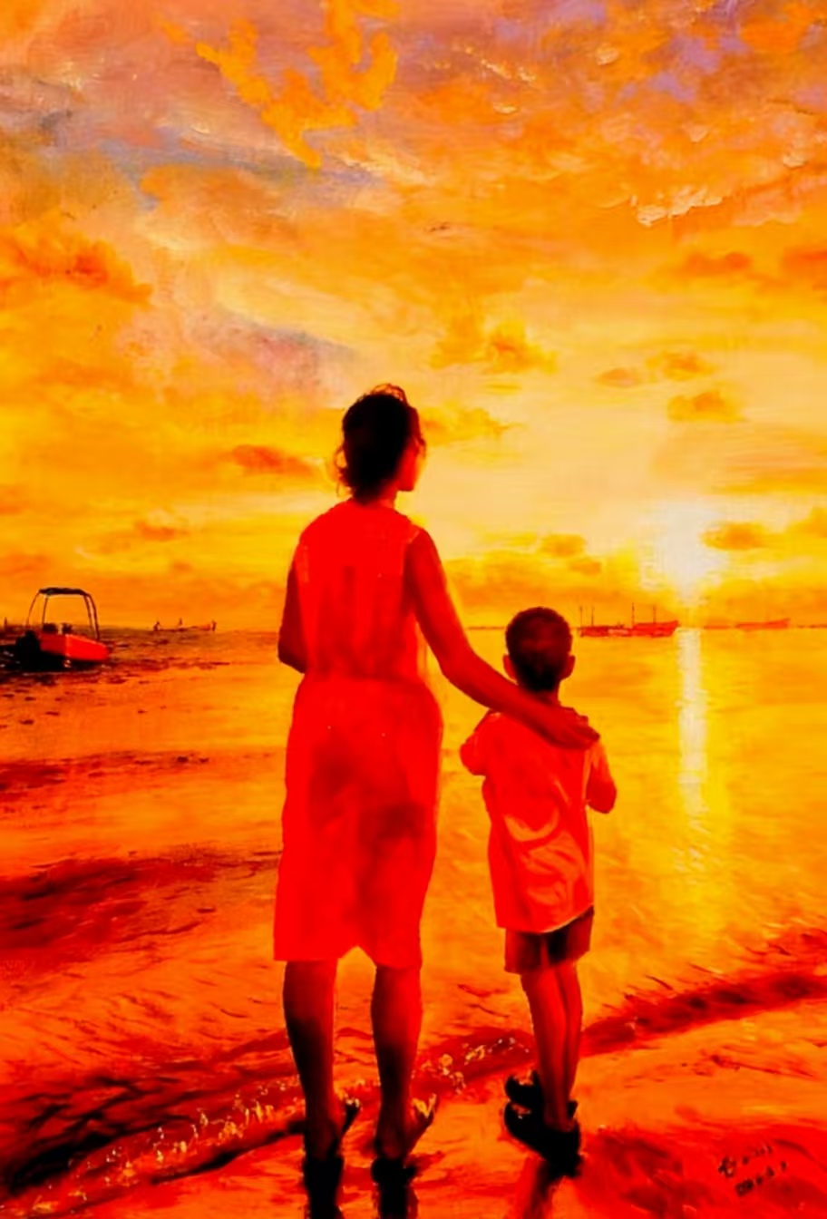 油画《金霞满天》83×116cm.jpg